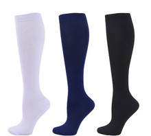 Carregar imagem no visualizador da galeria, Meias de Compressão Neutras 20-30 mmHg - Kit 3 pares