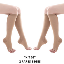 Carregar imagem no visualizador da galeria, Meias de Compressão Sem Ponteira 20-30 mmHg (Unissex)