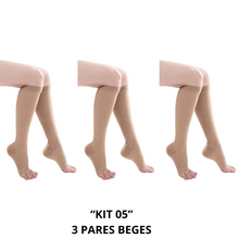 Carregar imagem no visualizador da galeria, Meias de Compressão Sem Ponteira 20-30 mmHg (Unissex)