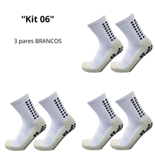 Carregar imagem no visualizador da galeria, 3 Pares de Meias esportivas - Cano médio