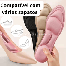 Carregar imagem no visualizador da galeria, Palmilha Anatômica 5D Unissex - Conforto Supremo
